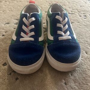 Vans Kids Sneakers in Blue and Green